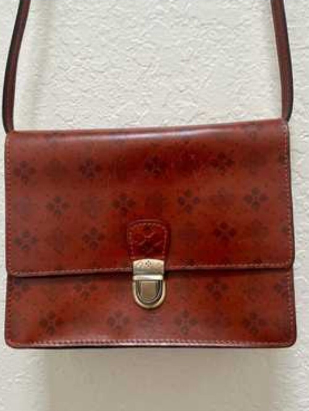 PATRICIA NASH LOCRI CROSSBODY BAG LEATHER Signature Print Shoulder Handbag